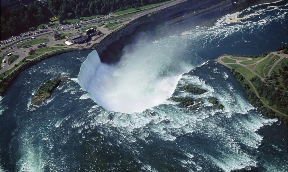 Aerial view, Niagara Falls